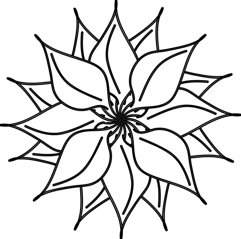 Clip Art Black And White Many Flowers Png Transparent Background Free Download 41802 Freeiconspng