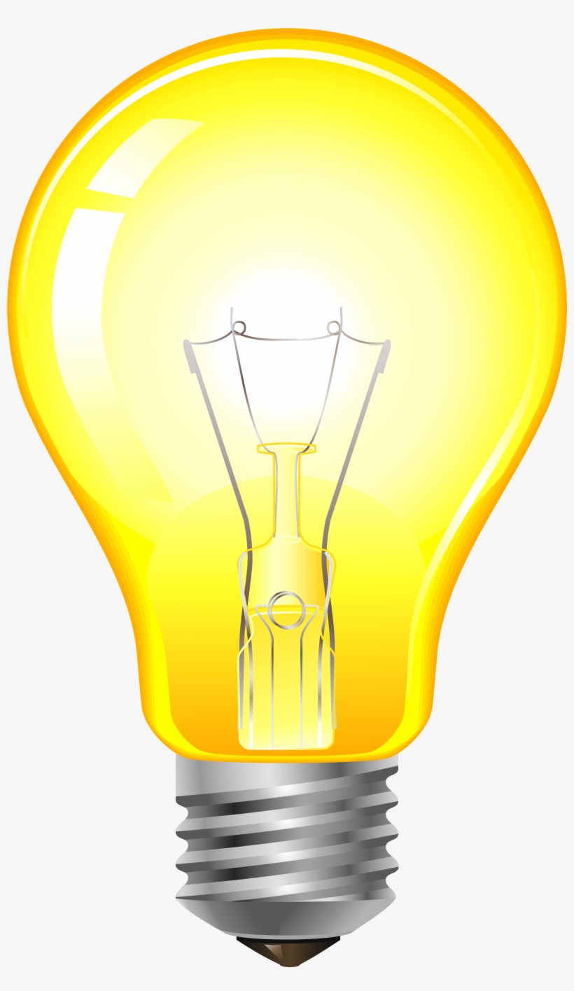 Download Clip Art Yellow Light Bulb Png Transparent Background Free Download 49011 Freeiconspng