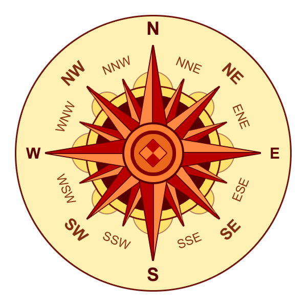 Compass Rose PNG, Compass Rose Transparent Background FreeIconsPNG