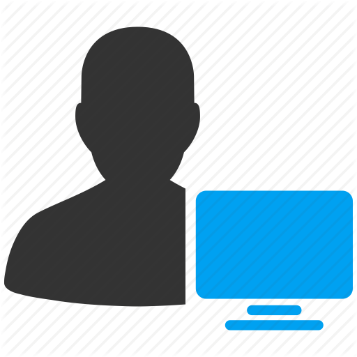 Computer user ico download png transparent background free download