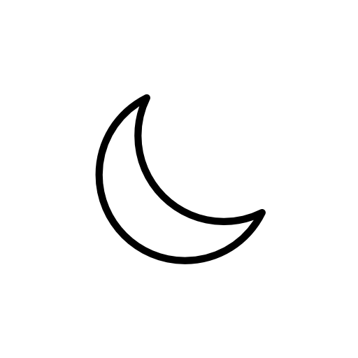 High Resolution Crescent Moon Png Icon