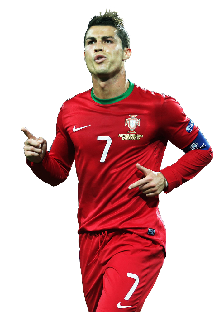 ronaldo red jersey