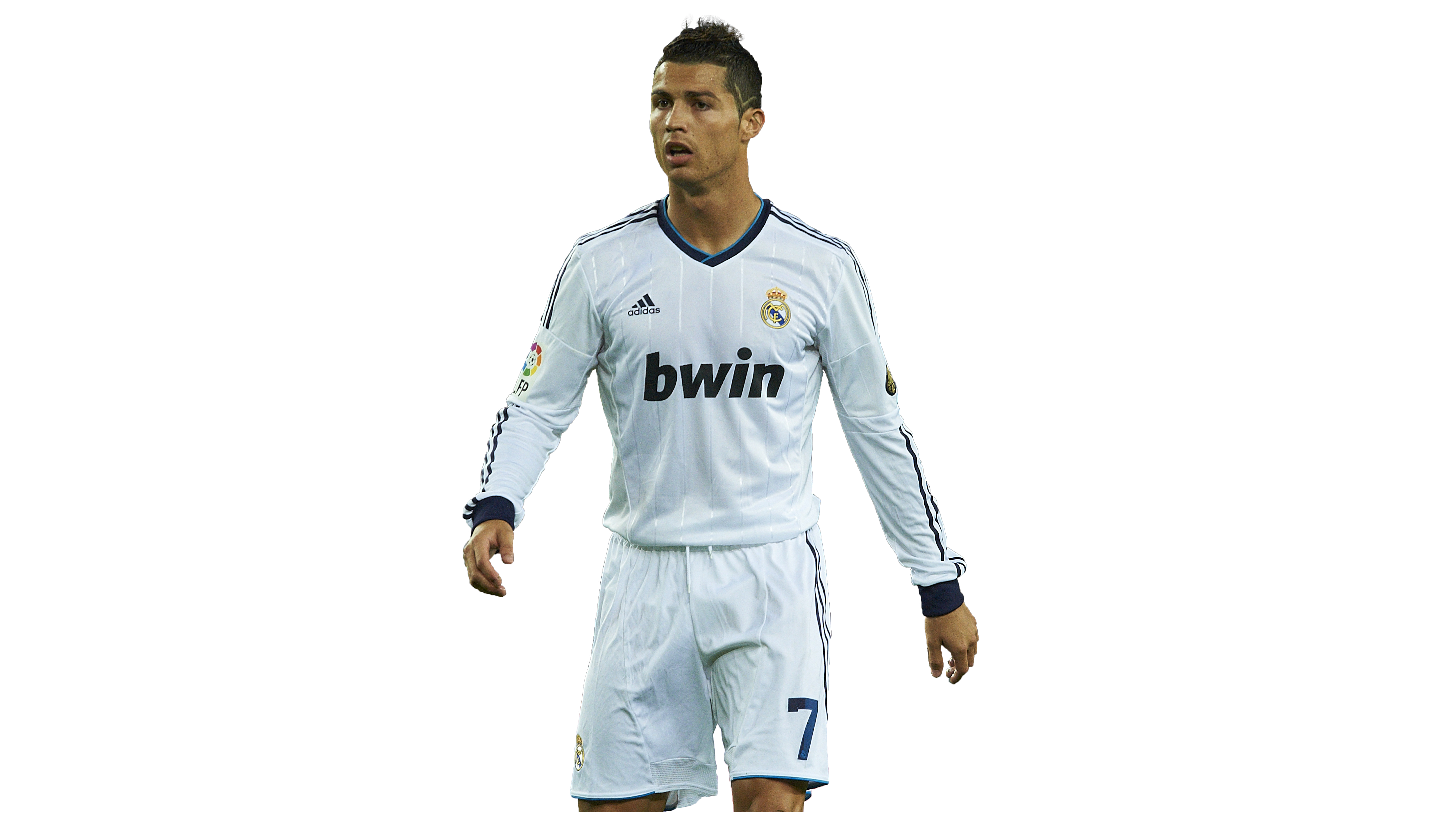white ronaldo jersey