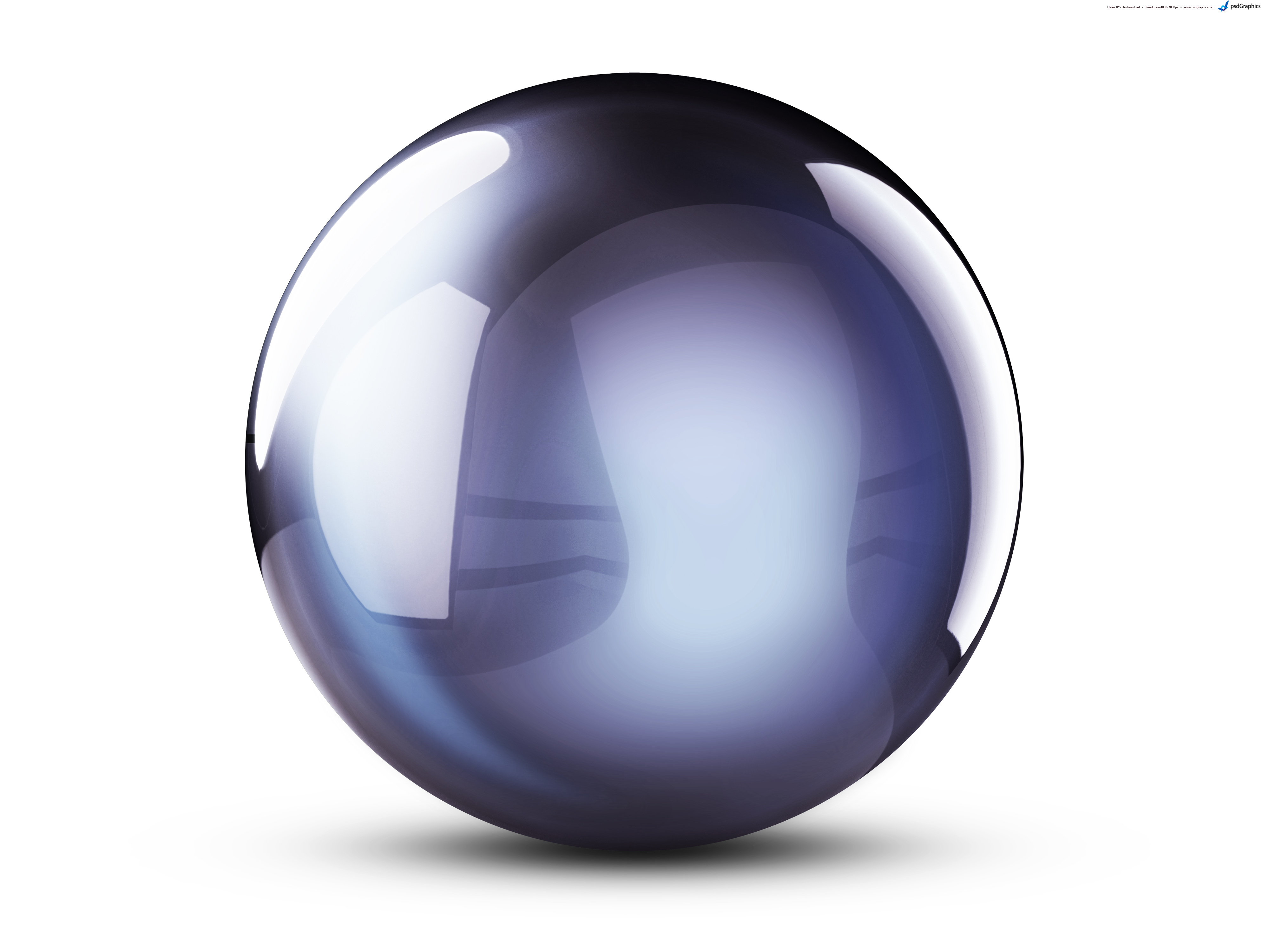 crystal glossy ball png