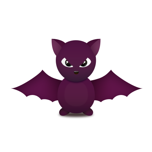Cute Bat Icon PNG Transparent Background, Free Download #32302