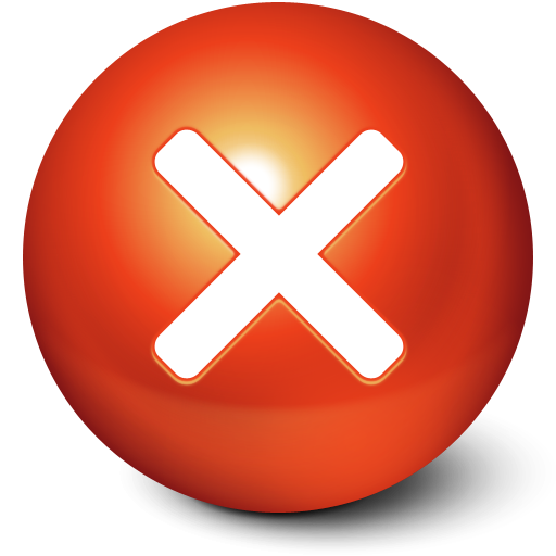 cute red stop ball icon png