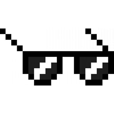 Deal With It Pixel Glasses Png
