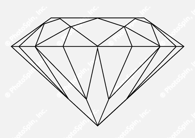 diamond outline png