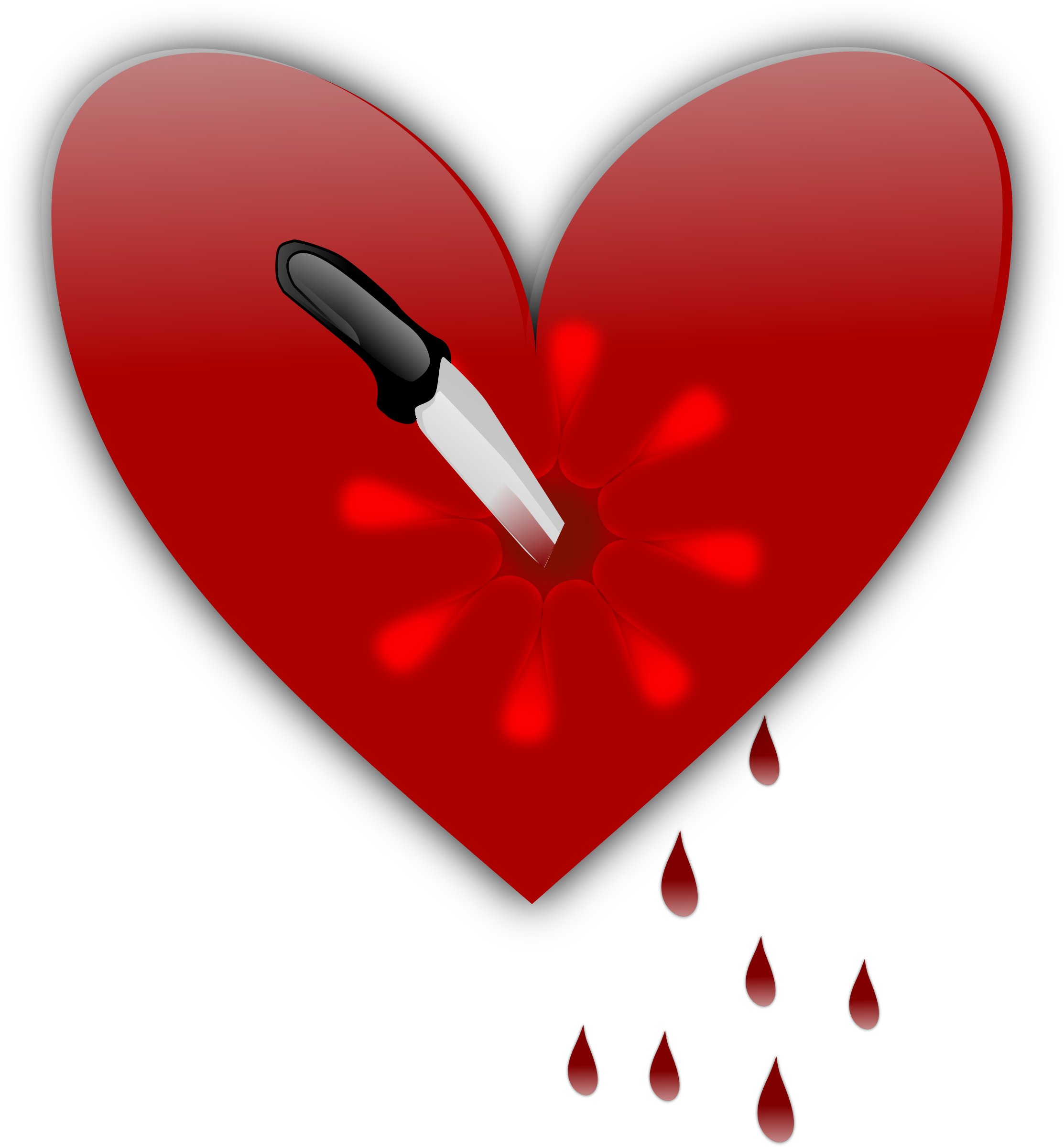 broken heart clipart transparent