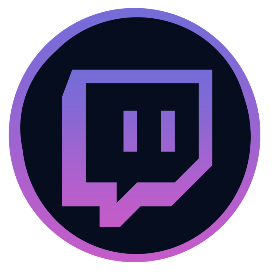 Logo Pink Twitch Icon - Feito Comamorcarinho