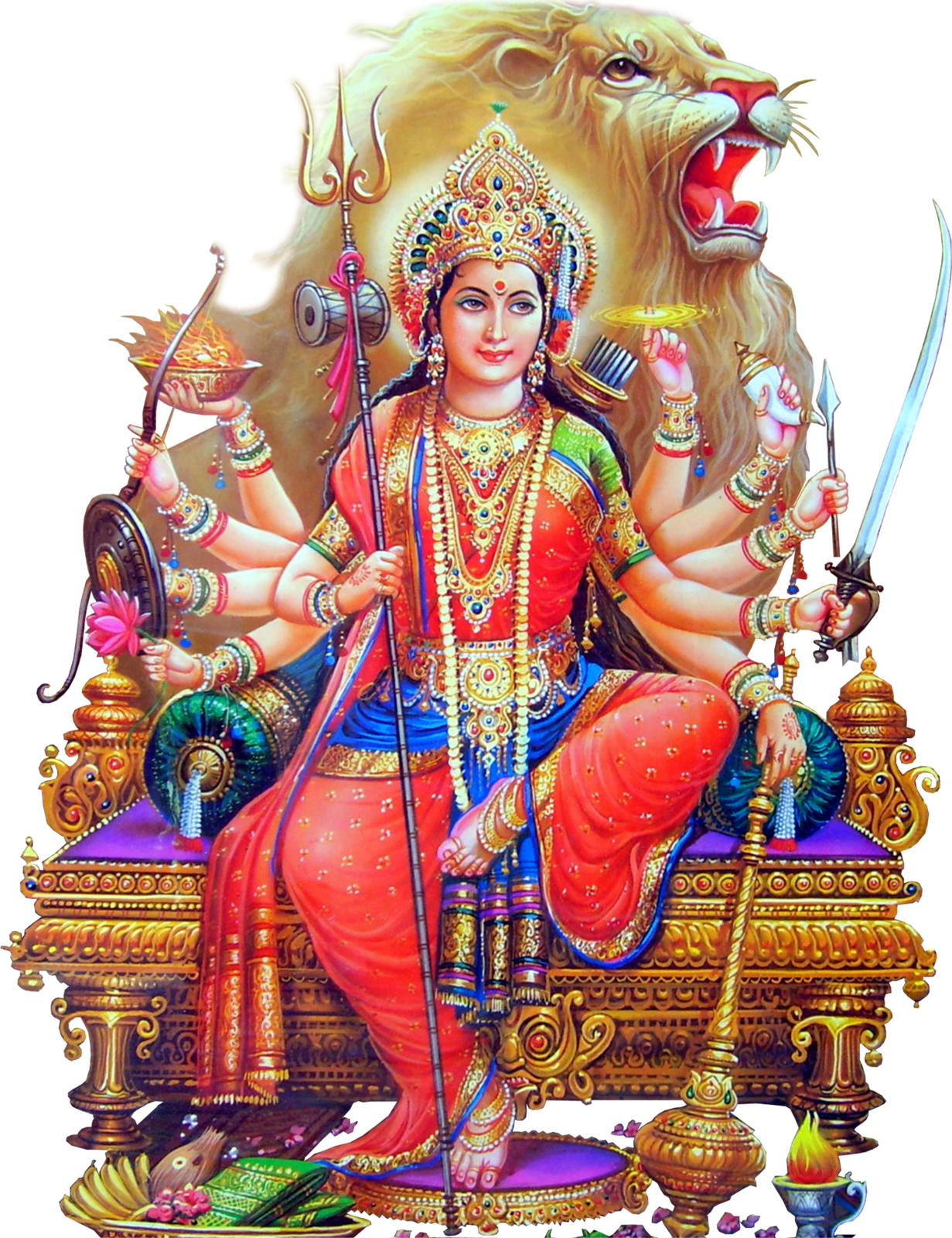 Durga File PNG Transparent Background, Free Download #45454 - FreeIconsPNG