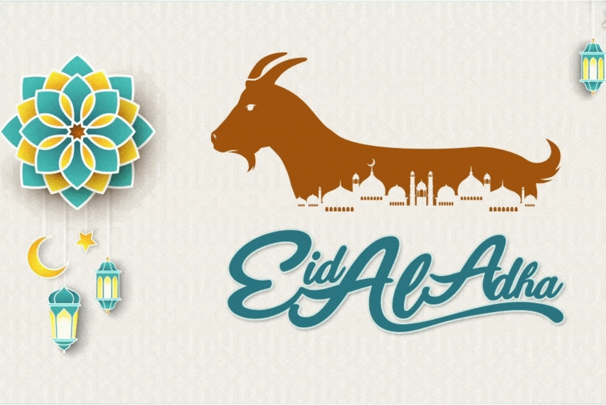 Eid Qurban Clipart, Eid Al Adha, Goat, Sheep, Muslim Fest
