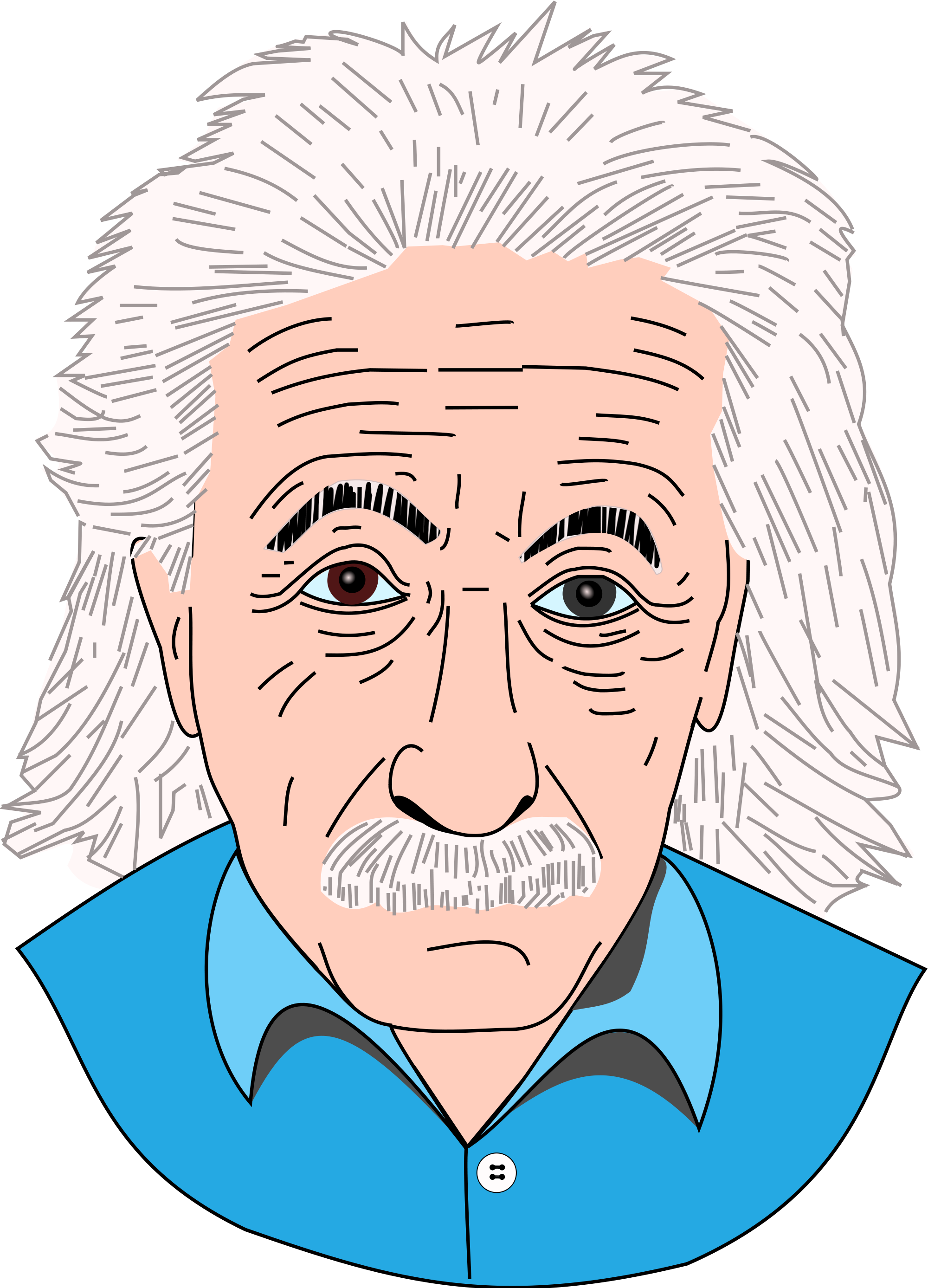 Albert Einstein Cartoon Transparent