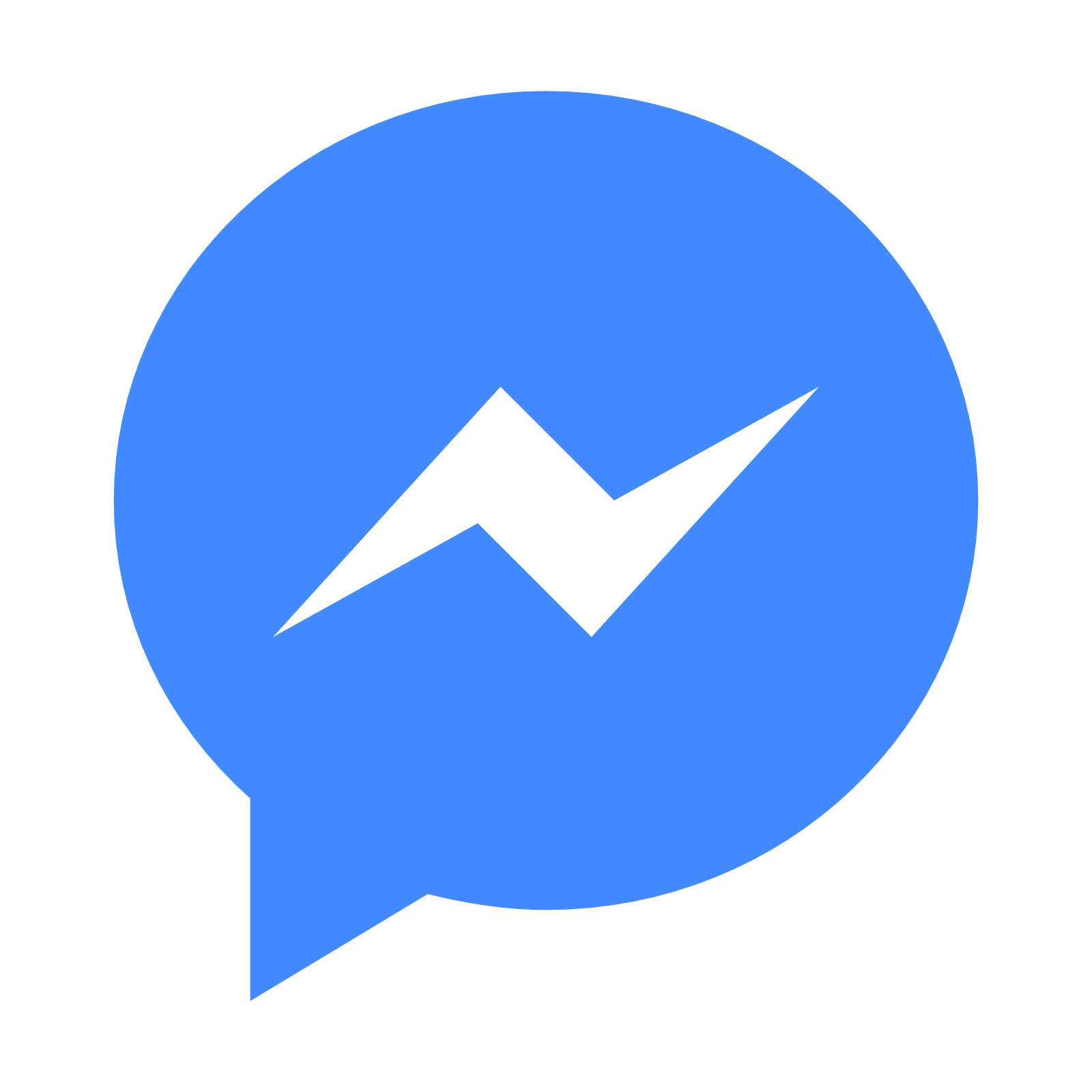 Circle Facebook Messenger Logo Png 44102 Free Icons And PNG Backgrounds