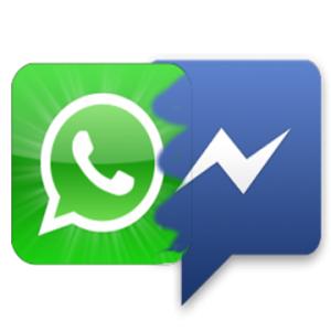 Facebook Messenger Vs Whatsapp Logo PNG Transparent Background, Free  Download #44103 - FreeIconsPNG