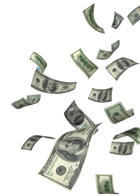 falling money background png