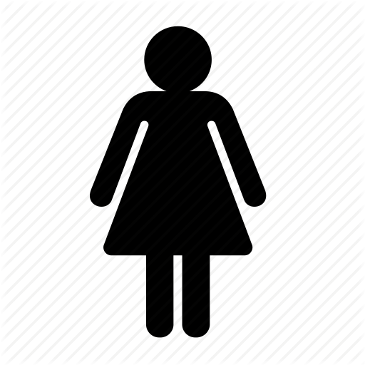 Icon Female Svg PNG Transparent Background Free Download 7874 