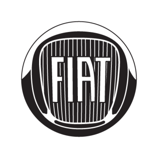 Black Fiat Logo