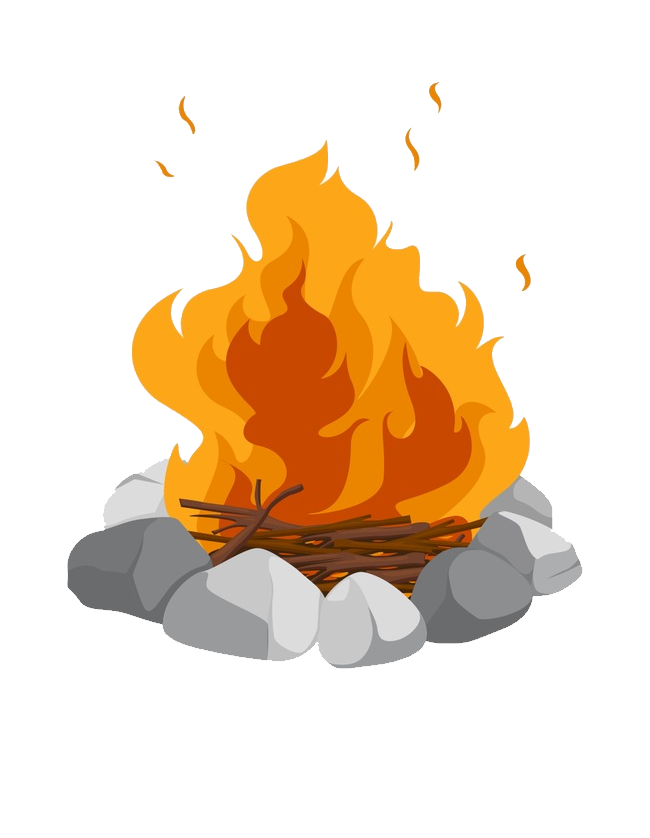 Fire On Stone Bonfire Clipart Png Transparent Background Free Download 47559 Freeiconspng