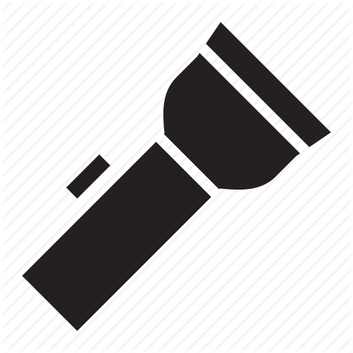 Icon Flashlight PNG Transparent Background, Free Download 16869