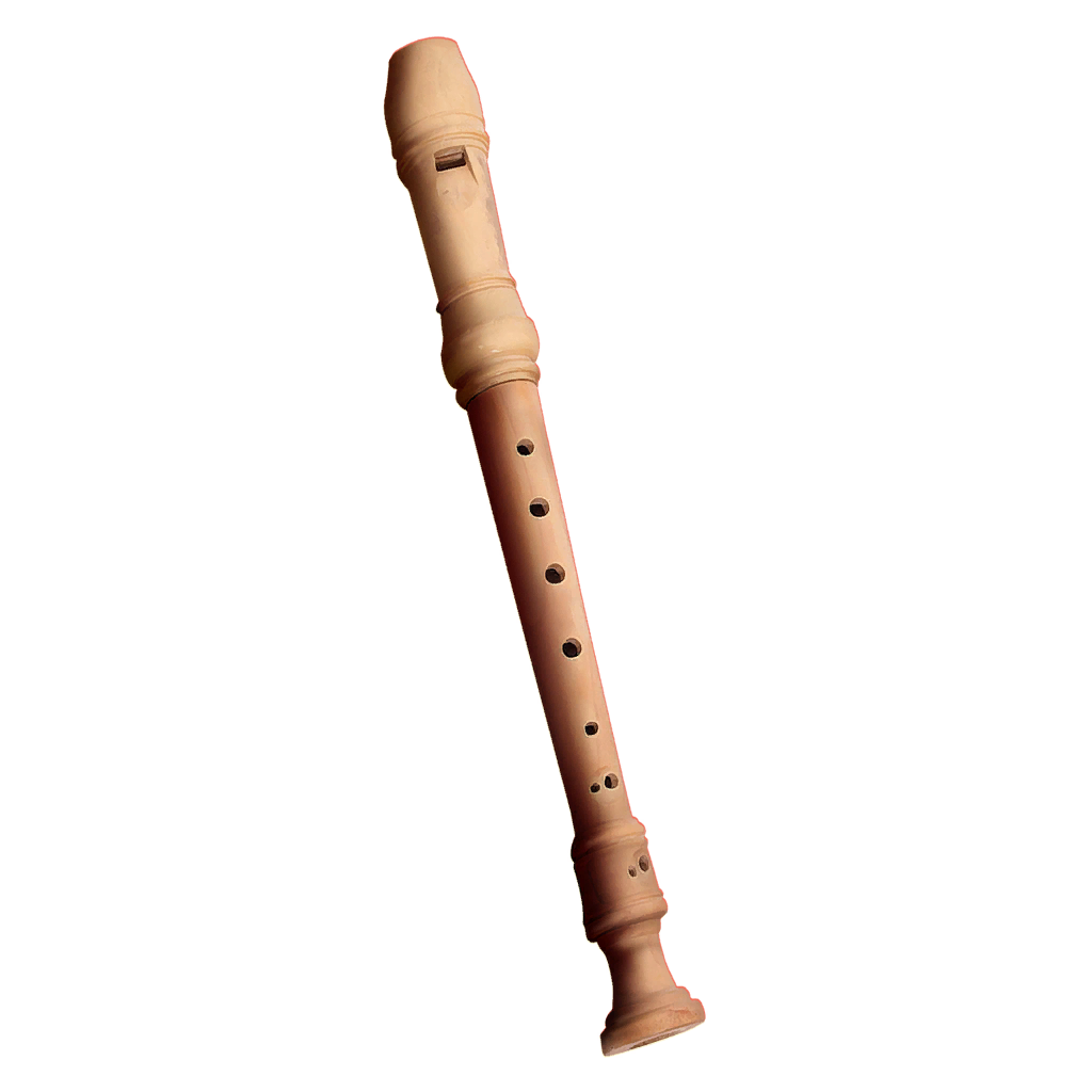 Flute Wooden Picture Vector