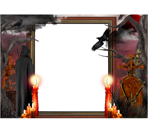 Frame Halloween PNG, Frame Halloween Transparent Background - FreeIconsPNG