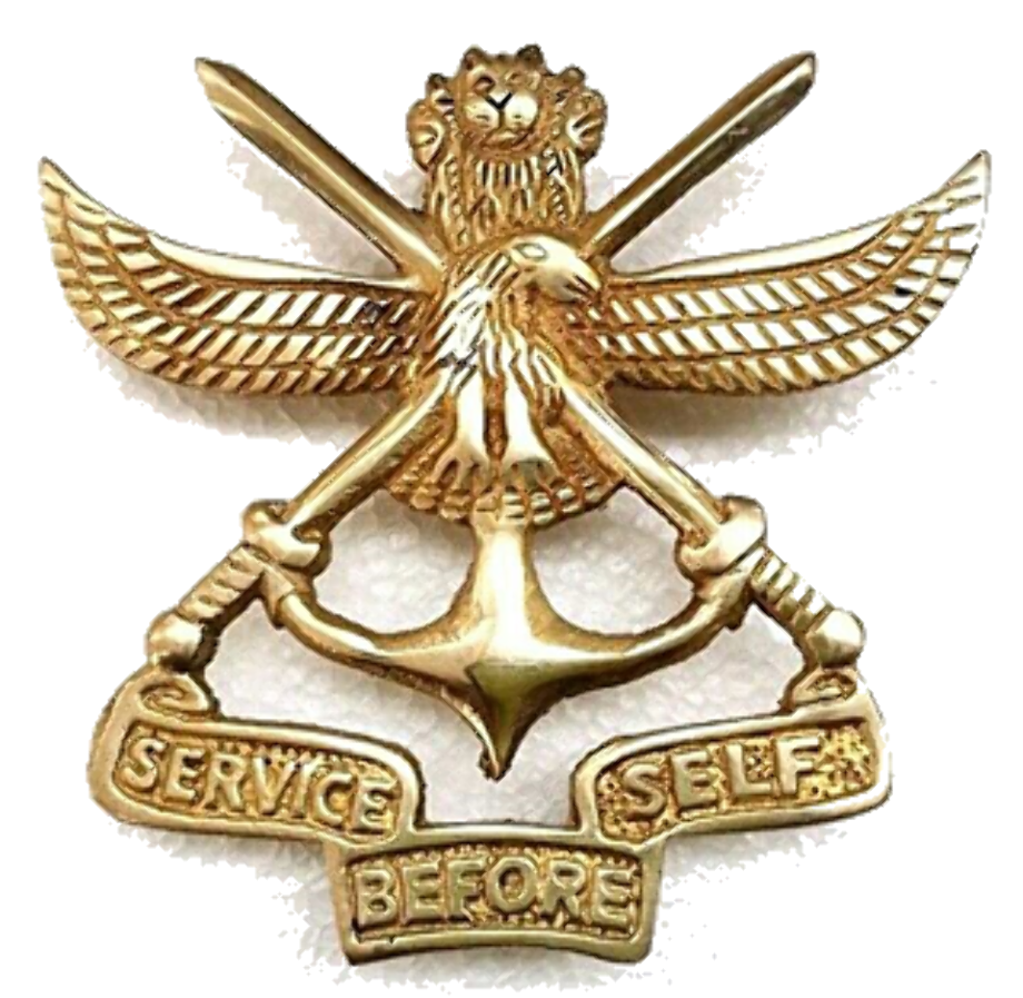Gold Indian Army Before Self Service Logo Png Image