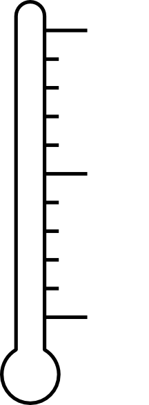 Fundraising Thermometer PNG Transparent Background, Free Download