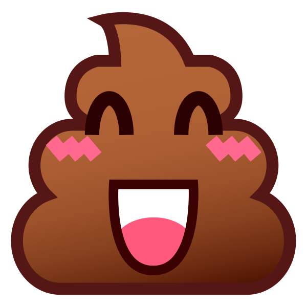 funny poop emoji png