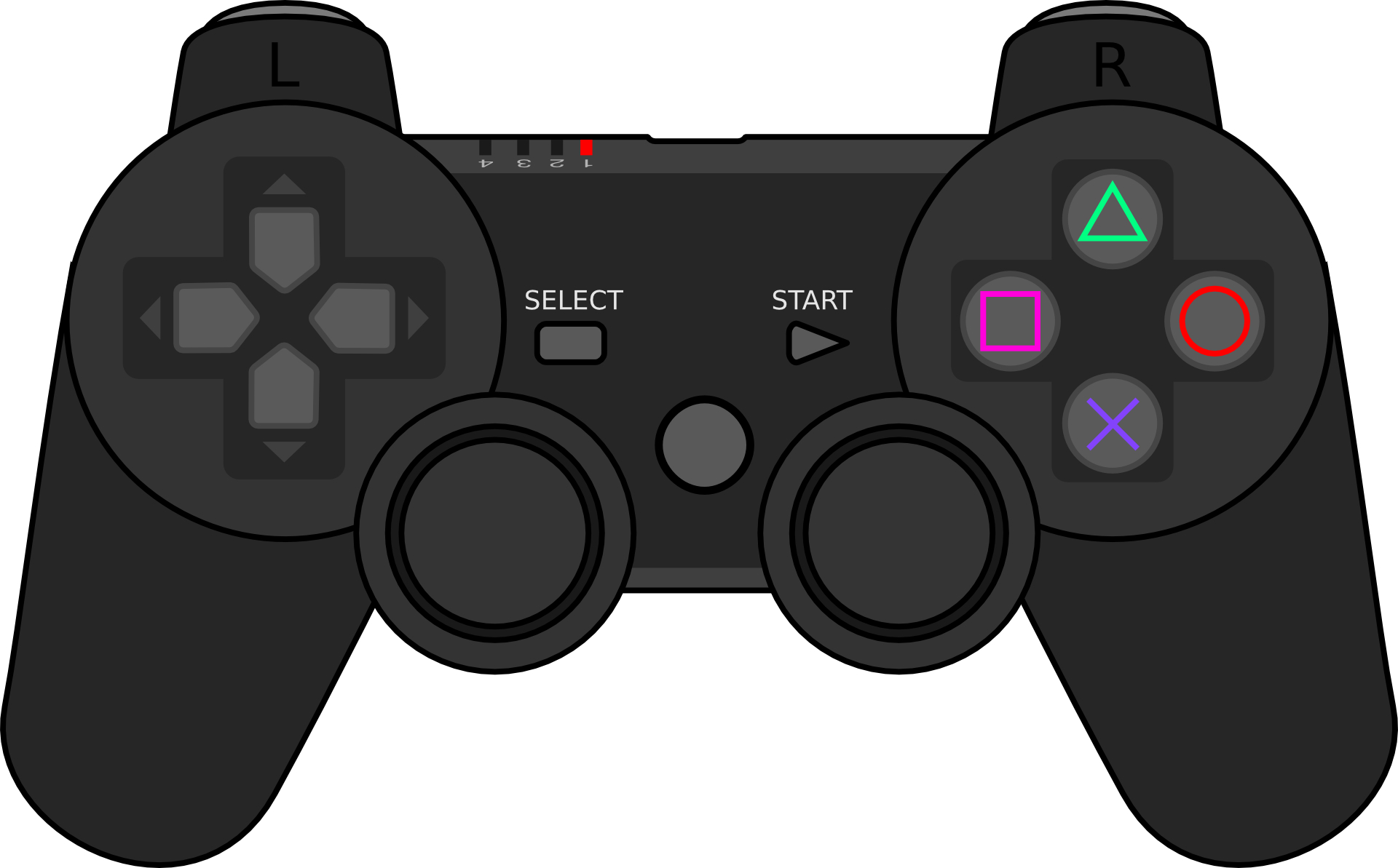 Symbols Gamepad PNG Transparent Background, Free Download #17150