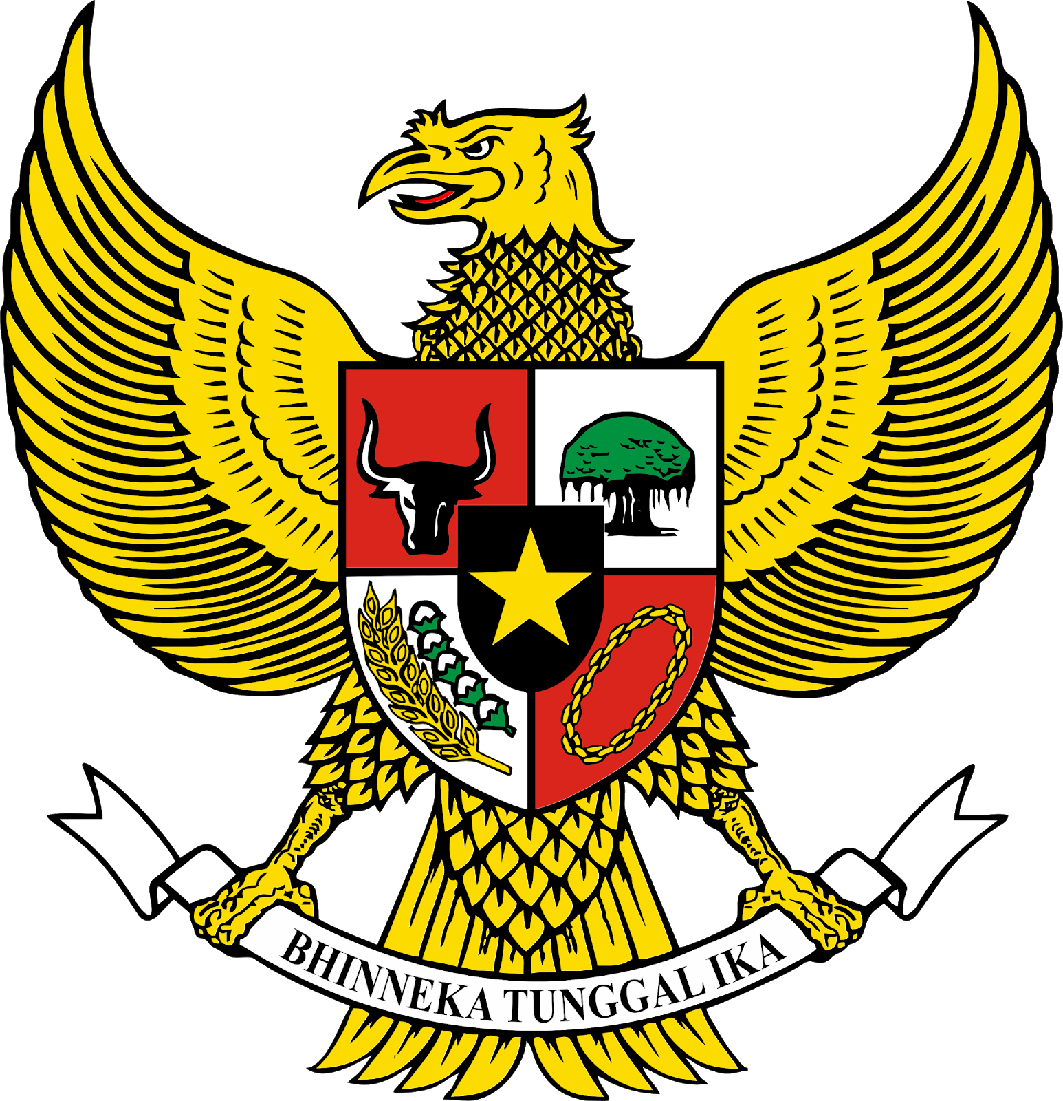 Garuda Pancasila PNG Transparent Background Free Download 48975 