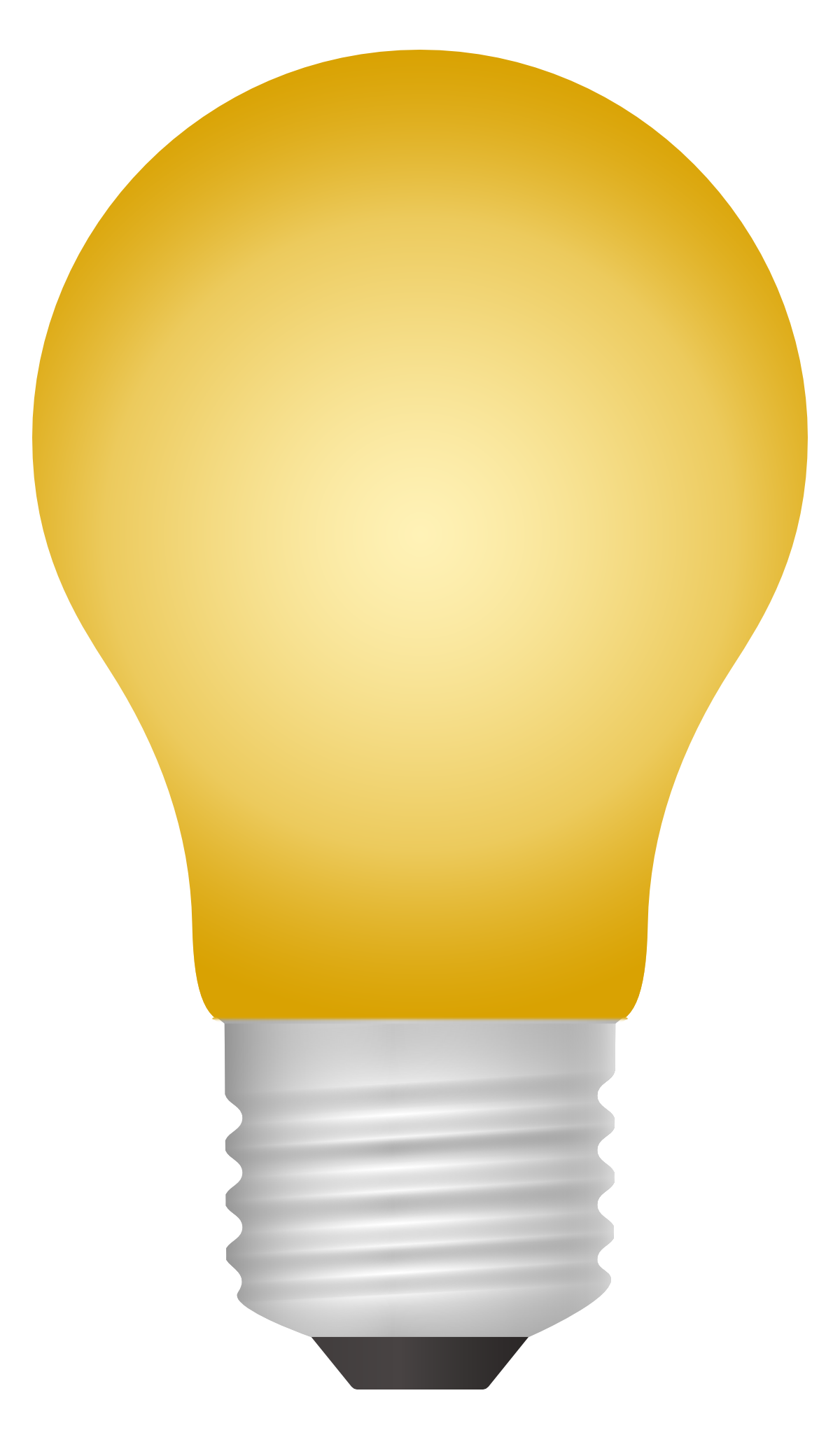 Glowing Light Bulb, Light Bulb, Lamps, Design Effect Png 