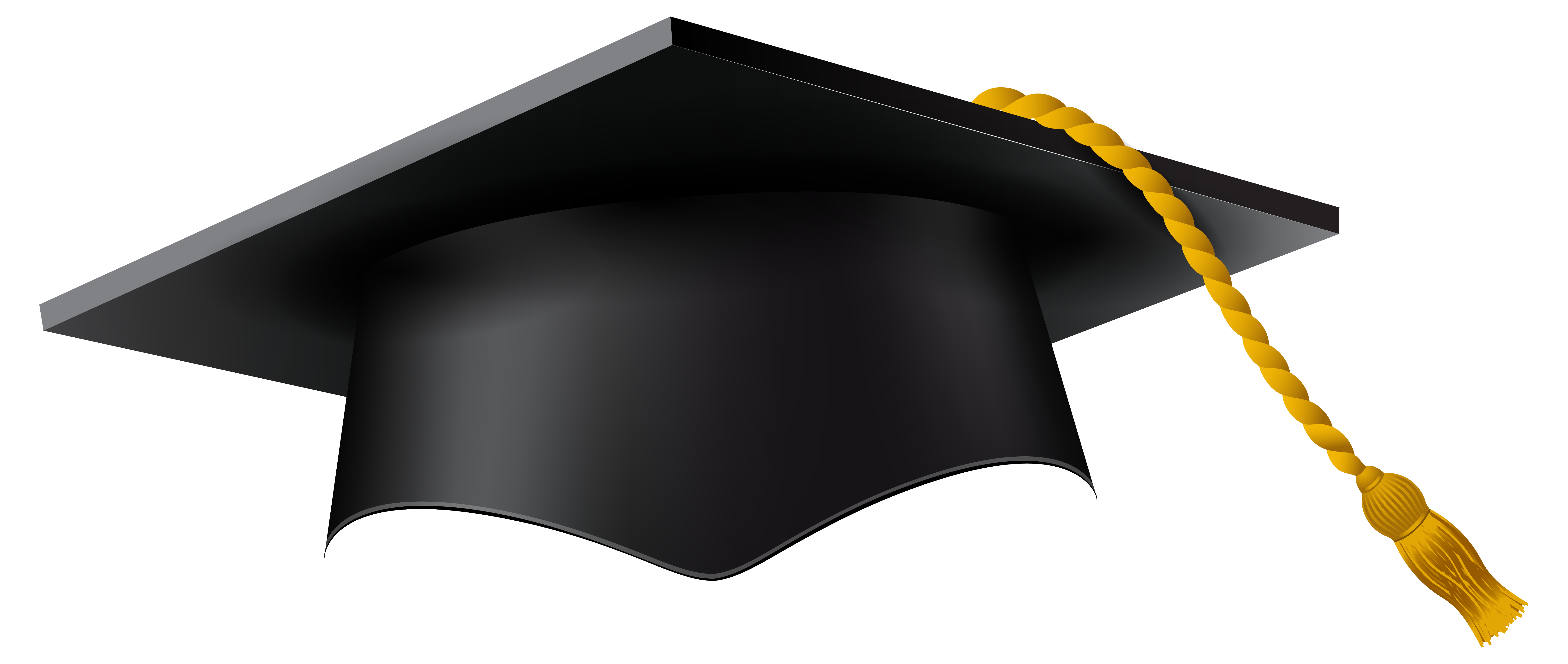 Graduation Cap Black Image PNG Transparent Background Free Download 
