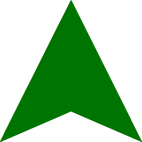 green up arrow icon