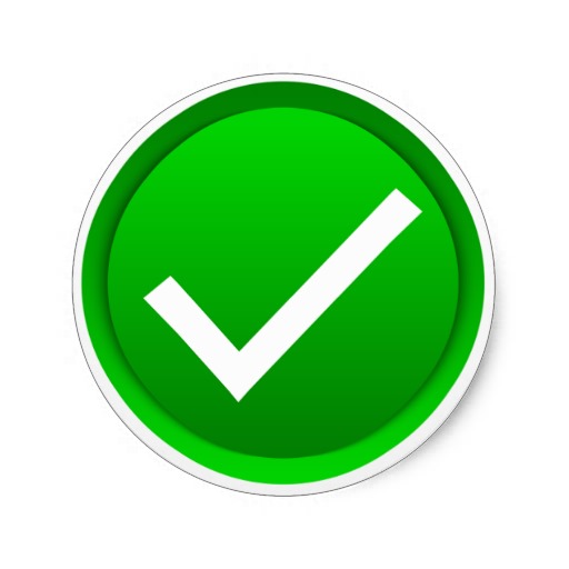 Green Check Mark Symbol