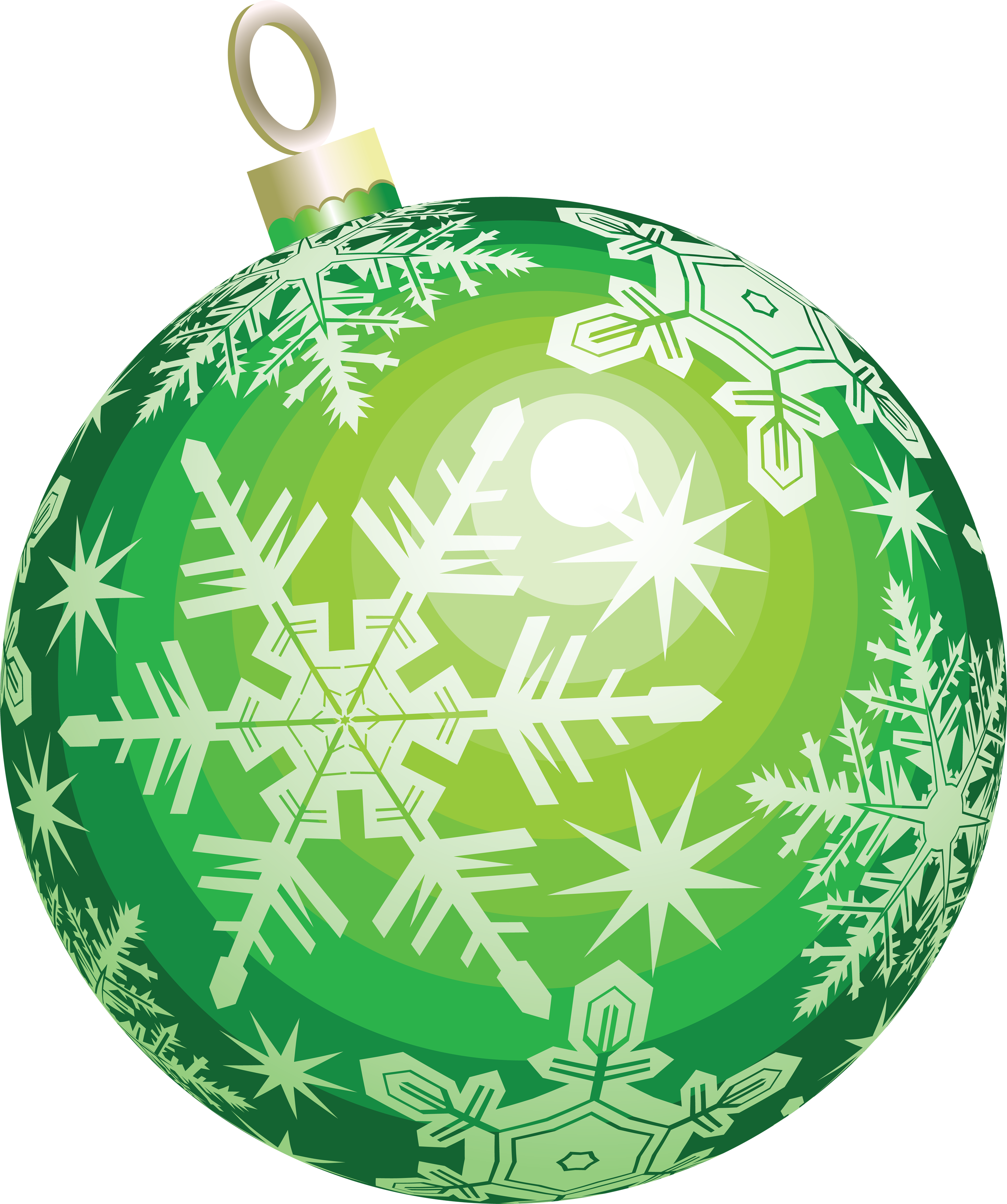 green christmas balls png