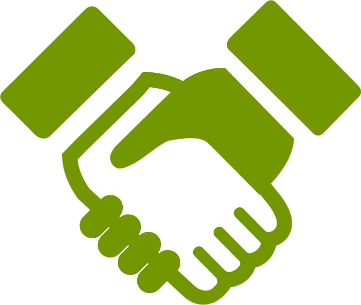 Green Handshake Icon PNG Transparent Background, Free Download #35503