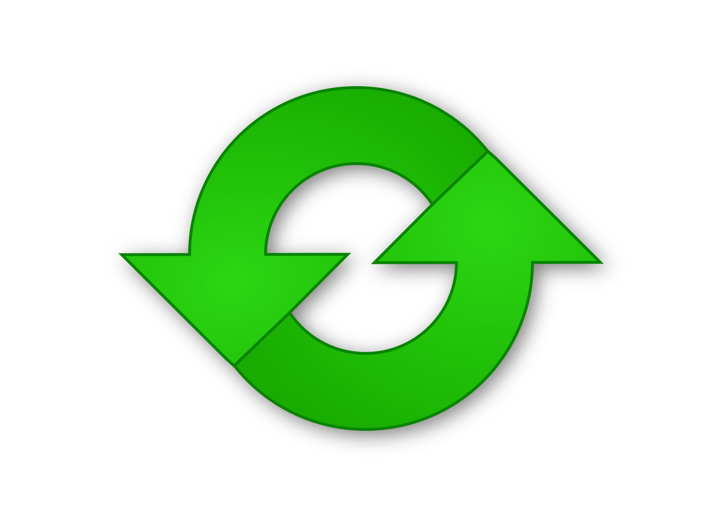 Green Refresh Icon PNG Transparent Background Free Download 10827 
