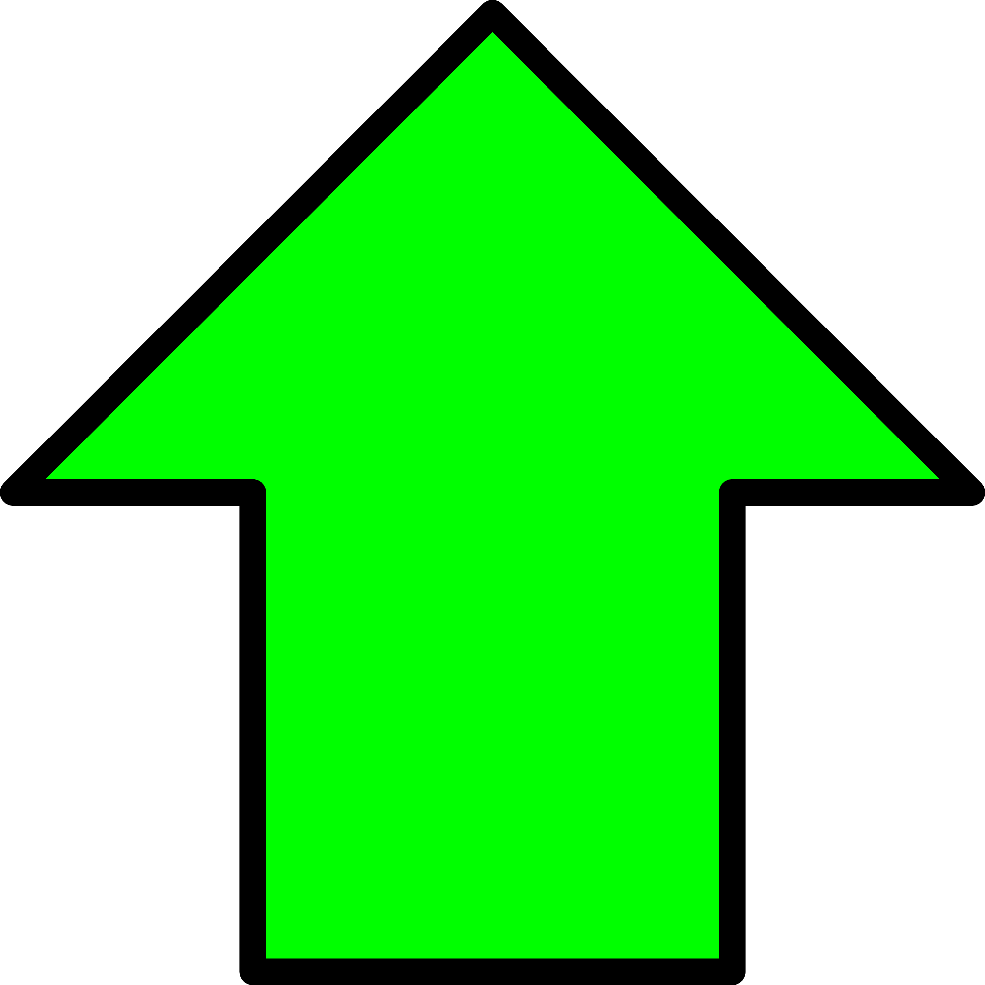 green up arrow png