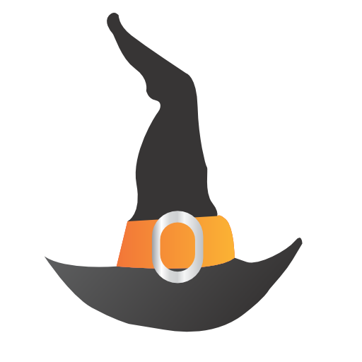 Halloween, Witch hat Icon