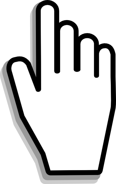 Hand Cursor Clip Art , Royalty PNG Transparent Background, Free