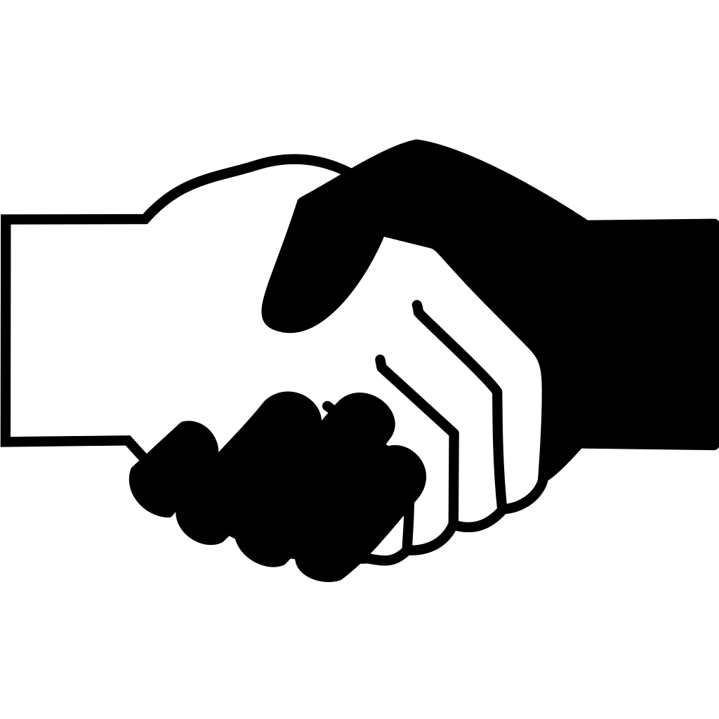 Handshake simple png transparent background free download 11138
