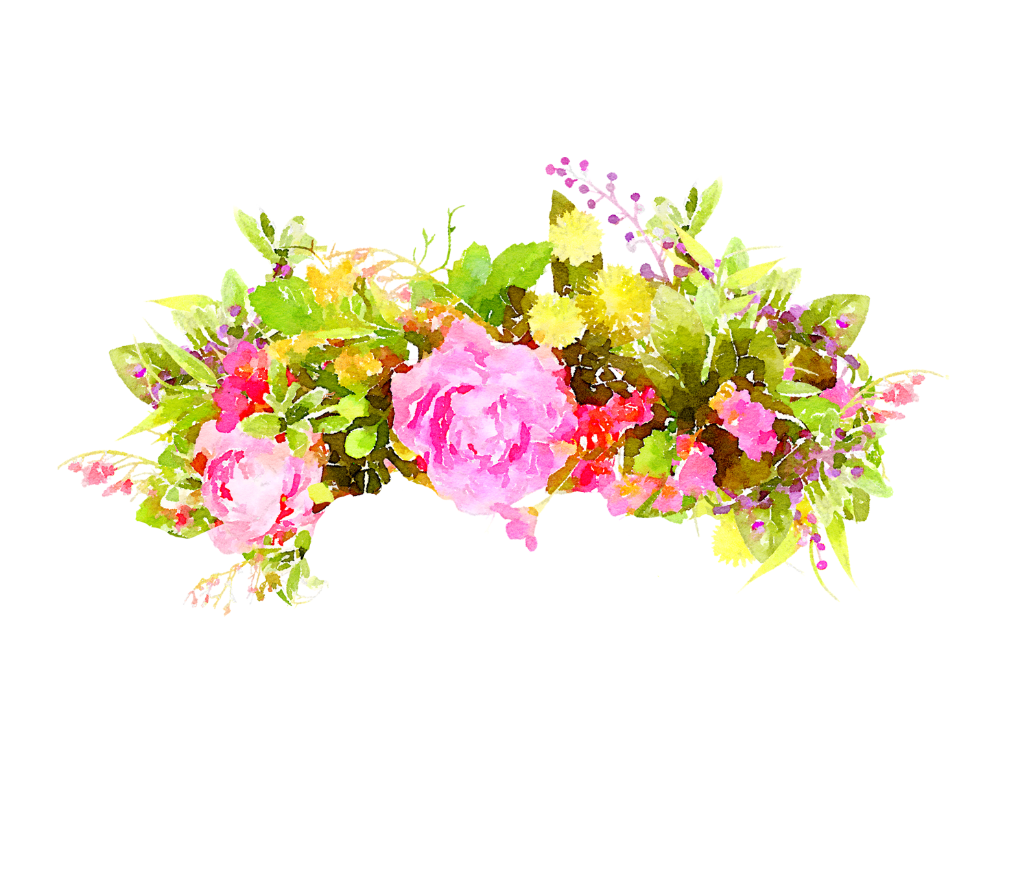 Hd Flowers Image Watercolor Png Transparent Background Free Download 46954 Freeiconspng