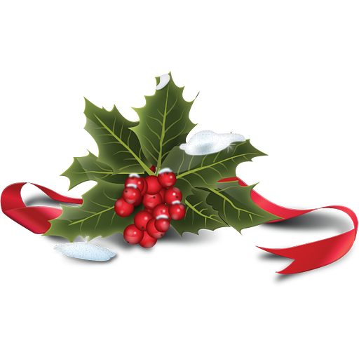 holly icon 9810 free icons and png backgrounds christmas template ppt