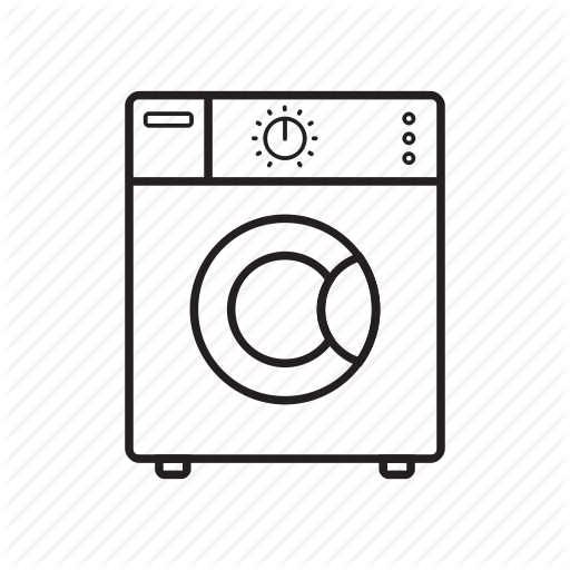 Household Washing Machine Icon PNG Transparent Background, Free