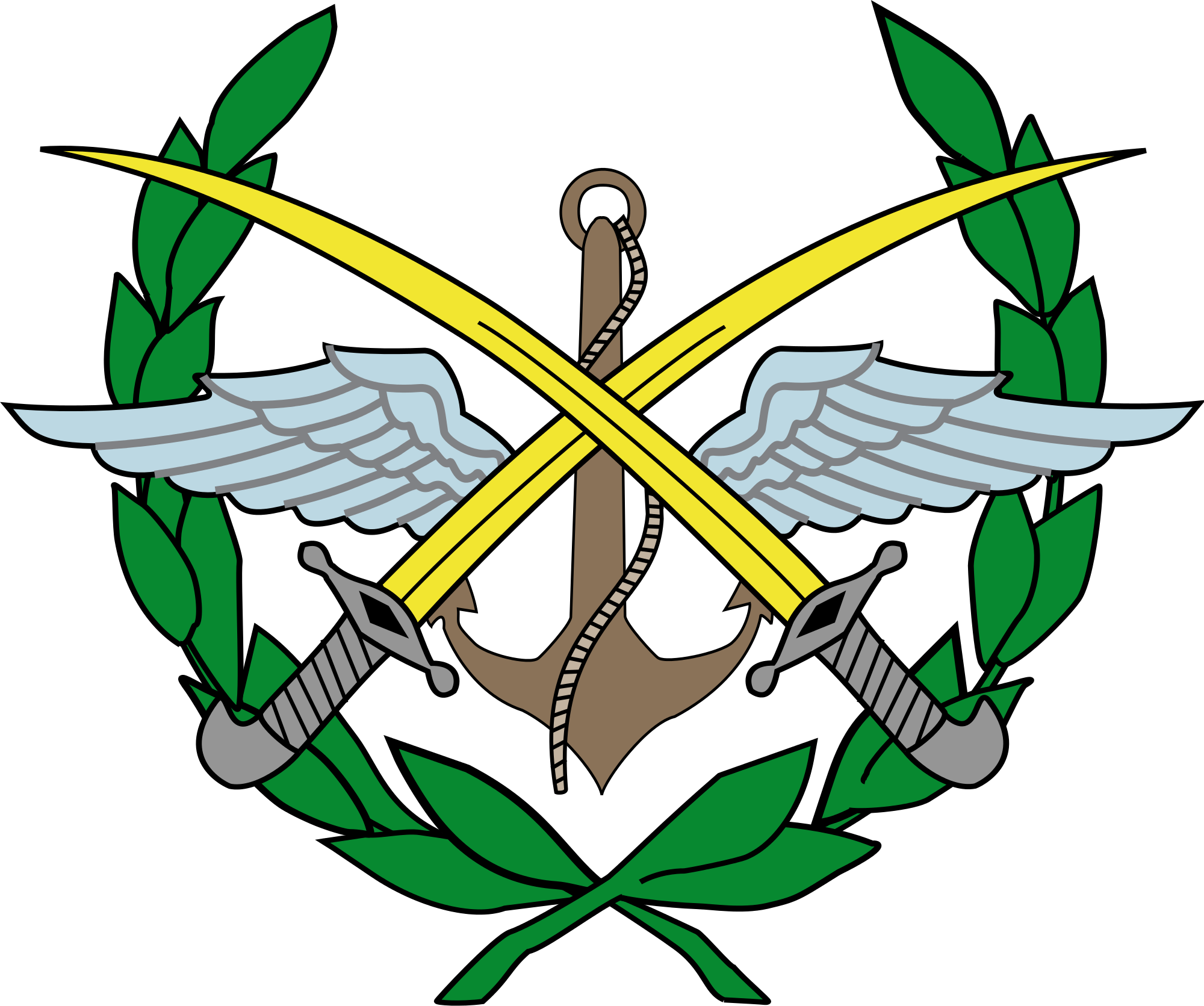 Indian Army Sword, Wing Logo Vector Png