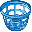 Symbol Laundry Basket Icon