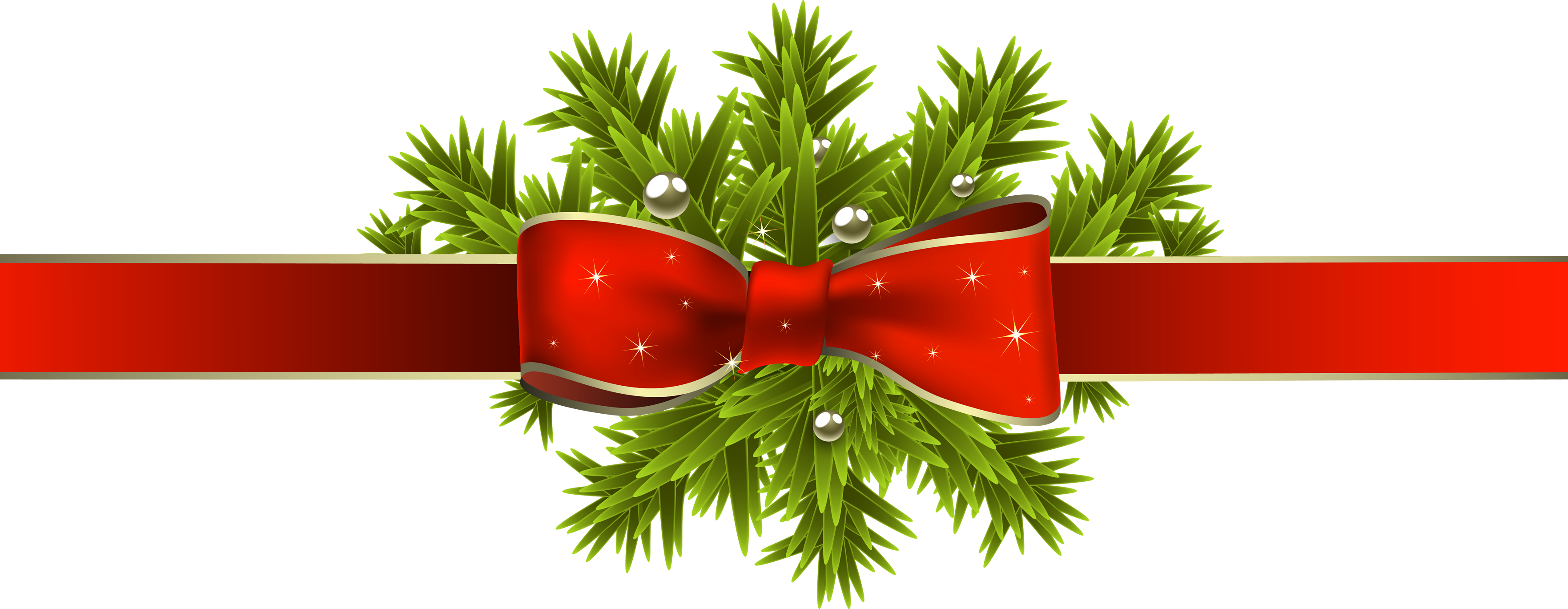 Leaf Ribbon Christmas Red Png Transparent Background Free Download 47079 Freeiconspng