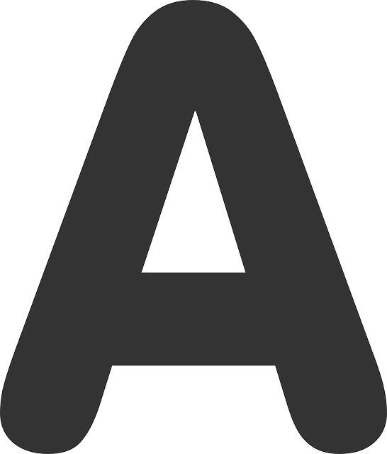 Drawing Letter A Vector
