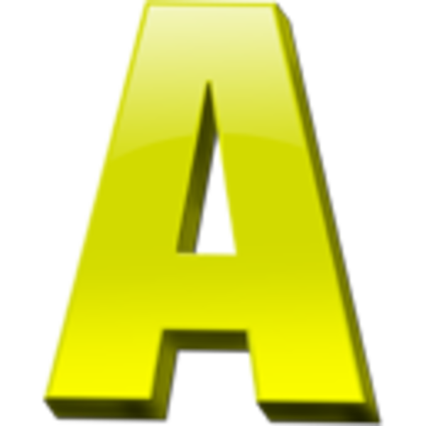 Vector Letter A Free #8839 - Free Icons and PNG Backgrounds